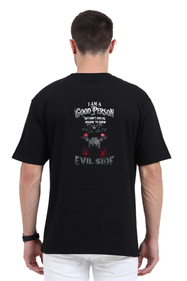 Unisex Oversized Classic T-Shirt evil side - Image 4