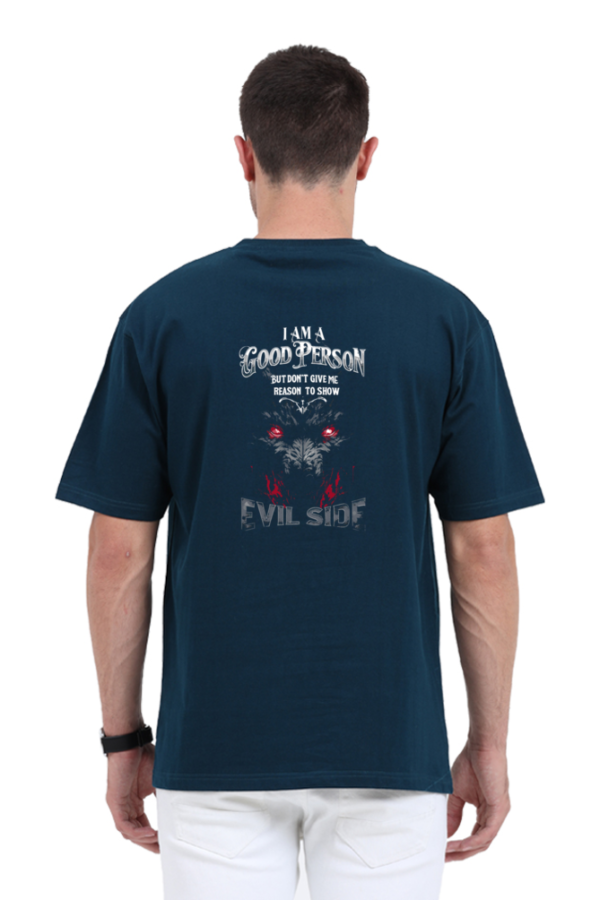Unisex Oversized Classic T-Shirt evil side - Image 2